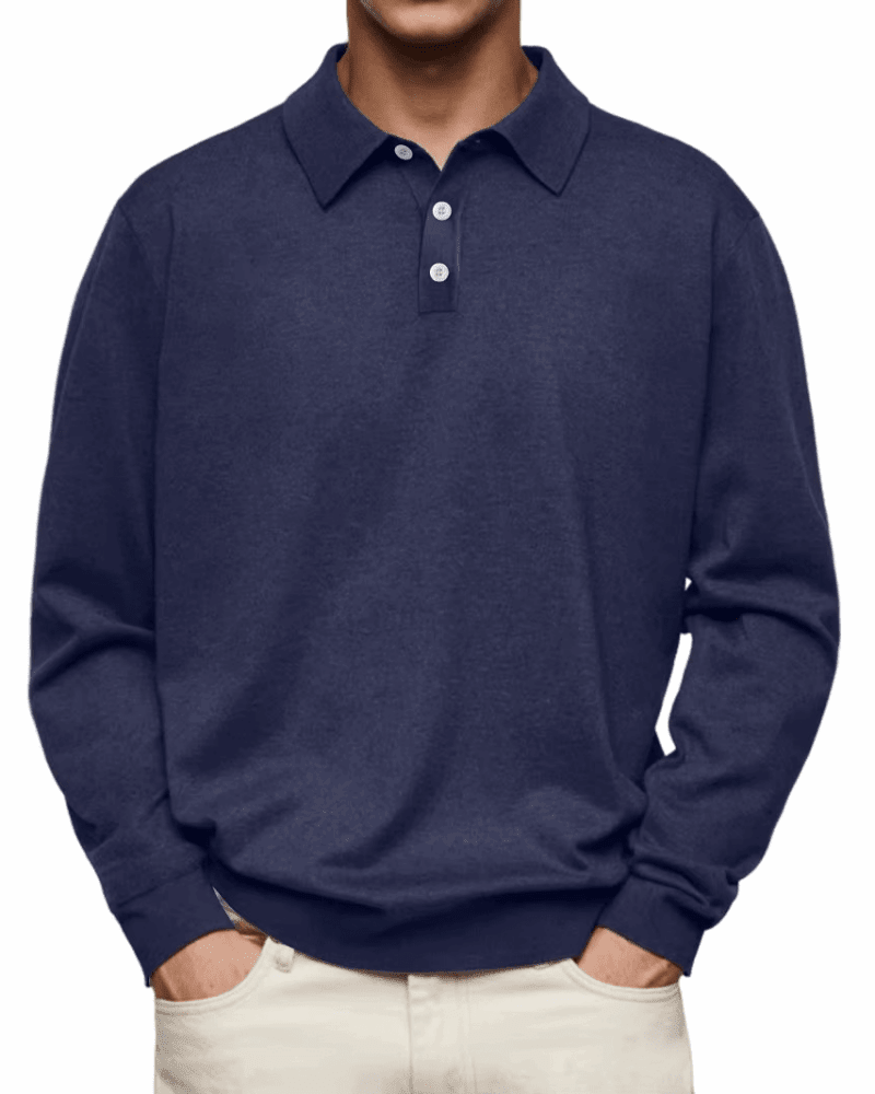 Vicente|Polo de manga larga - CasaCavari
