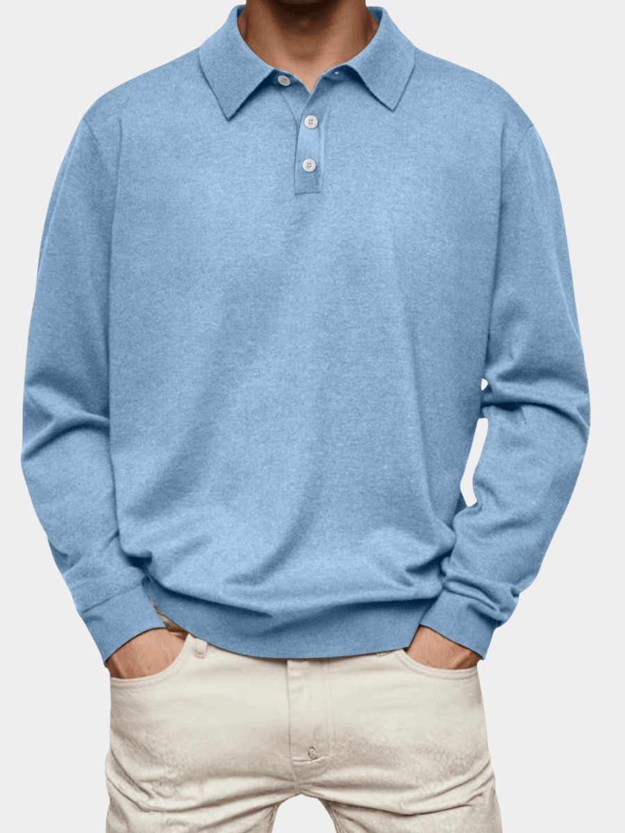 Vicente|Polo de manga larga - CasaCavari