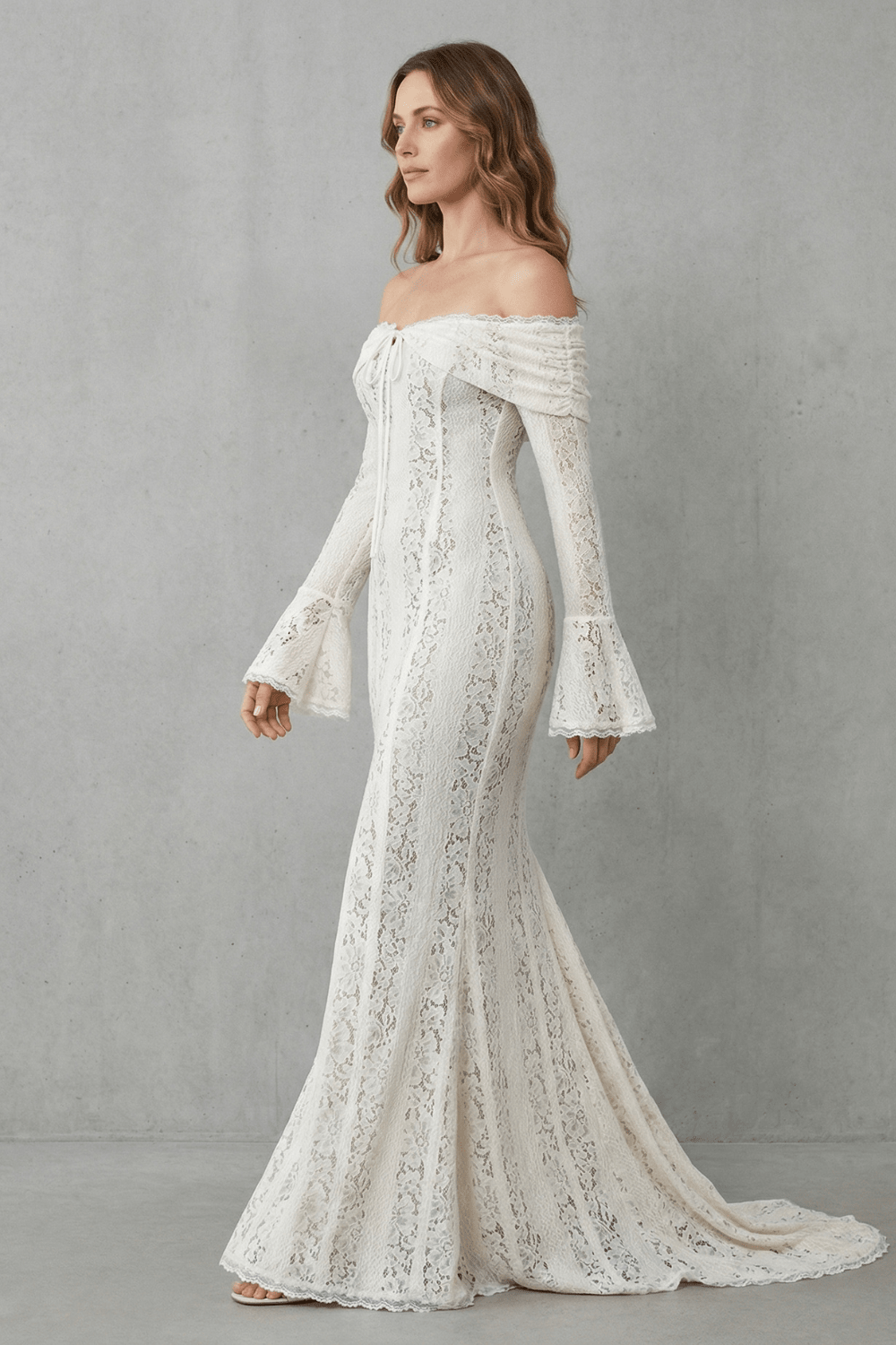VIREL|VESTIDO MAXI ENCAJE - CasaCavari