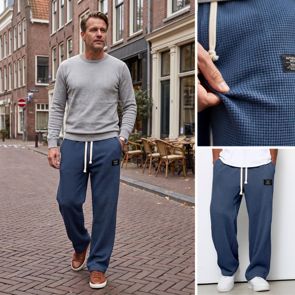 Bastien | Pantalon ample à taille ajustable - Casa Cavari